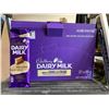 Image 1 : CASE LOT - Cadbury Dairy Milk Vanilla Creme Candy Bars 21x95g