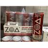 Image 1 : CASE LOT - Zoa Zero Sugar, Cherry Limeade  Energy Drink (12 x 355ml)