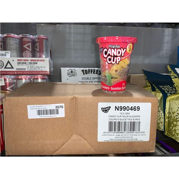 CASE LOT -Huer Original Candy Cup 12x125g