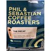 Image 2 : CASE LOT - Phil & Sebastian Coffee Roasters "The Decaf" Whole Coffee Beans 6x340g