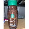 Image 2 : CASE LOT - Starbucks Unsweetened Cold Brew Coffee Beverage 8x1.18L