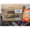 Image 1 : CASE LOT - Pepperidge Farms Sharp Cheddar Goldfish 12x167g