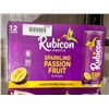 Image 1 : CASE LOT - Rubicon Sparkling Passion Fruit Beverage 12x355ml