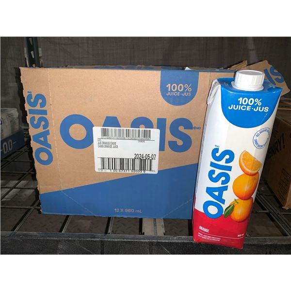 CASE LOT - Oasis 100% Juice Orange Juice 12x960ml