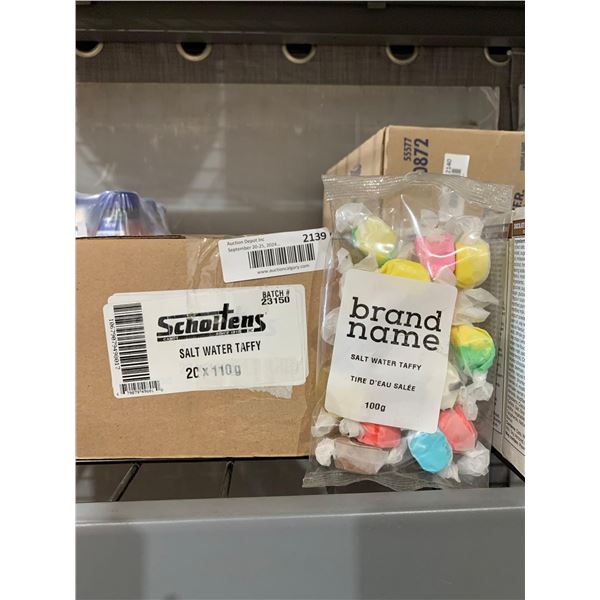 CASE LOT - Scholtens Sat Water Taffy  20x110g