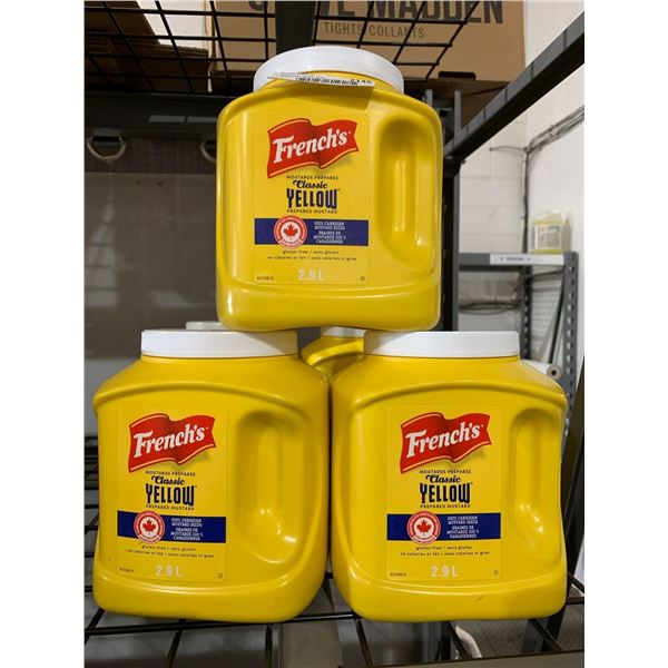 CASE LOT -French's Yellow Prepared Mustard 3x2.9L