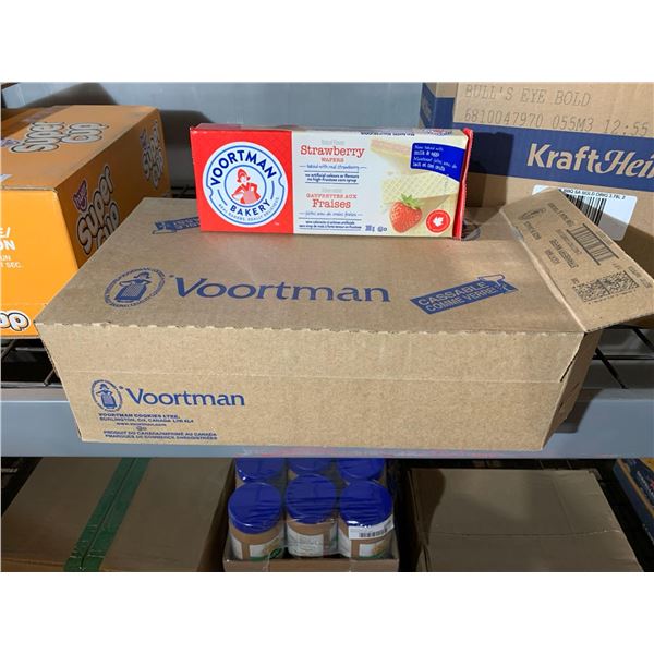 CASE LOT - Voortman Bakery Strawberry Wafers 12x300g