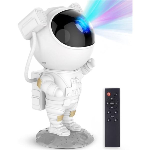 Astronaut Star Projector Night Light - Space Buddy Projector, Galaxy Starry Nebula Ceiling Projectio