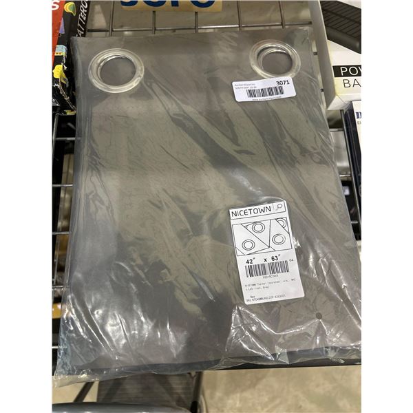 NICETOWN Blackout Curtains 2 Panels for Bedroom- Thermal Insulated Grommet Blackout Curtains 63 Inch