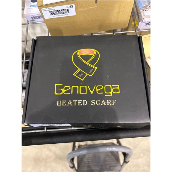 Genovega grey heated scarf