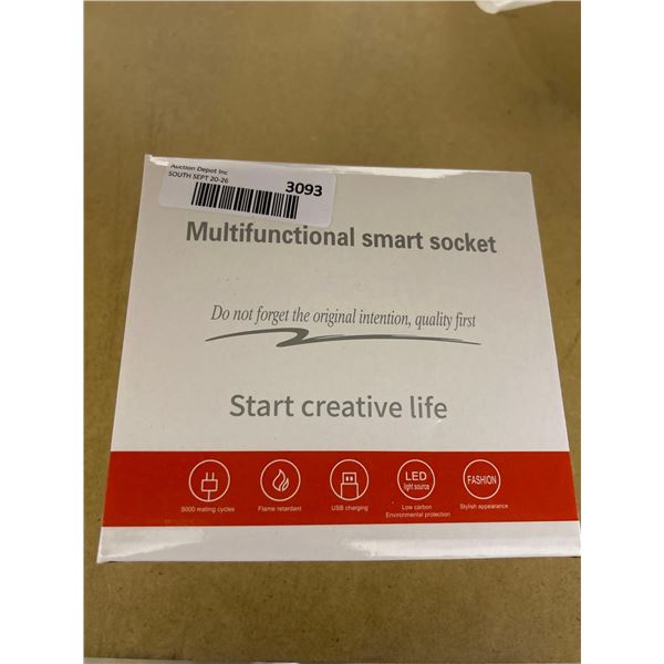 Okooi Table Top LED Reading Lamp with Multi USB Chargers