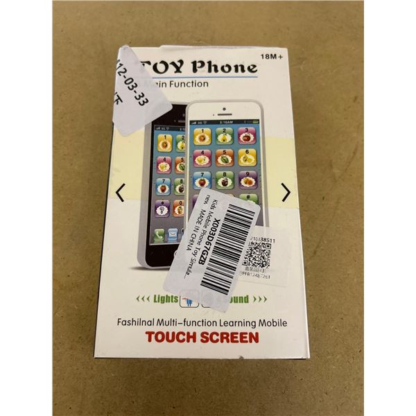 Touch screen childrens toy phone