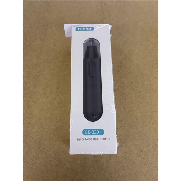 Ginity 2024 Nose Hair Trimmer, Portable Painless Ear and Nose Hair Trimmer for Men Women, Battery-Op