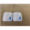 Image 1 : Lot of 2 pairs of wired earbud headphones