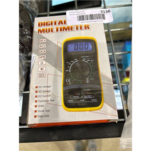 Digital handheld multimeter