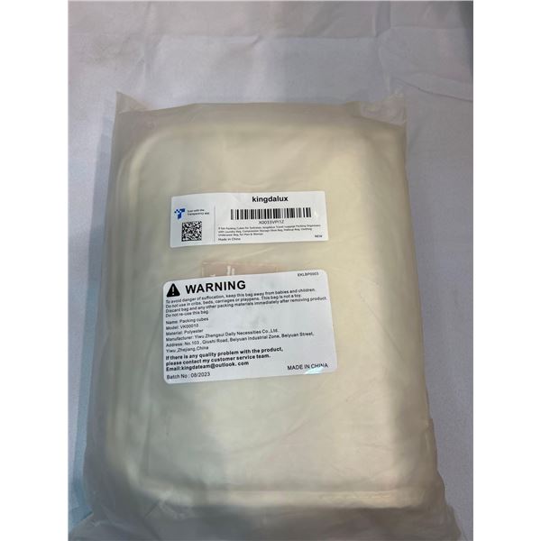 Kingdalux set of packing cubes for in luggage use, set of 9