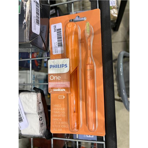 Phillips orange one battery toothbrush by sonicare