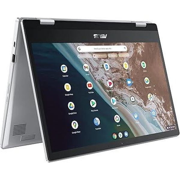 ASUS Chromebook Flip CX1, 14" FHD NanoEdge Display, Intel Celeron N4500 Processor, 128GB eMMC, 8GB R