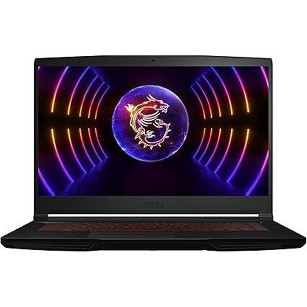 MSI Thin GF63 15.6" 144Hz Gaming Laptop, Intel Core i7-12650H, RTX 4050, 16GB DDR4, 512GB NVMe SSD, 