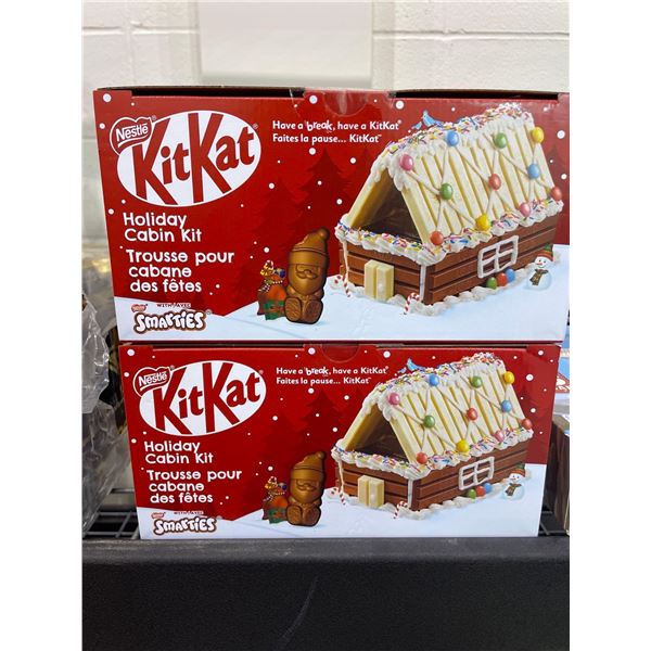 Nestle Kit Kat Holiday Cabin Kit Lot of 2