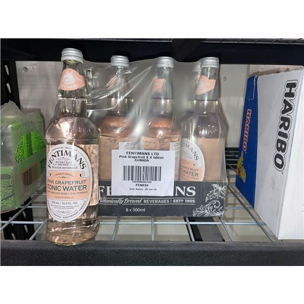 Fentimans Pink Grapefruit Tonic Water 8 x 500ml