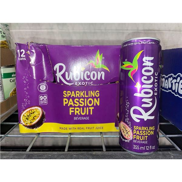 Rubicon Exotic Sparkling Passion Fruit Beverage 12 x 355ml