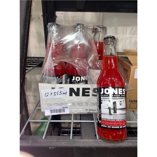 Jones Strawberry Lime Soda 12 x 355ml