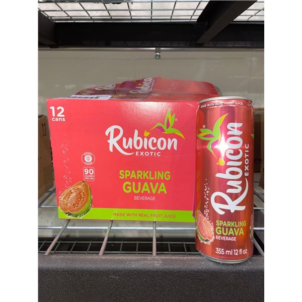 Rubicon Exotic Sparkling Guava Beverage 12 x 355ml