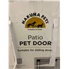 Image 3 : Hakuna Pets Patio Pet Door Screen Insert Panel for Sliding Doors, Fits Door Track Min Ht 57.28" to M