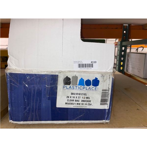Plastic Place Garbage Bags 26 x 16 x 27 inch