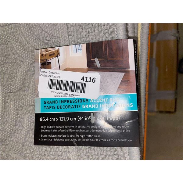 Grand Impressions Accent Rug Lot of 2