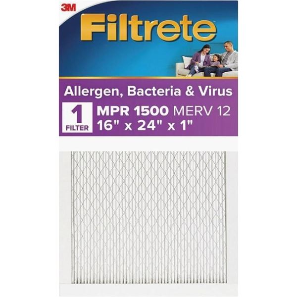 16x24x1 3M Filtrete Ultra Allergen Filter (6-Pack)