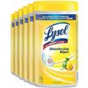 Image 1 : Lysol Disinfecting Wipes, Citrus, Thick Strong Wipe, Kills 99.99% of Viruses & Bacteria, Bulk Pack o