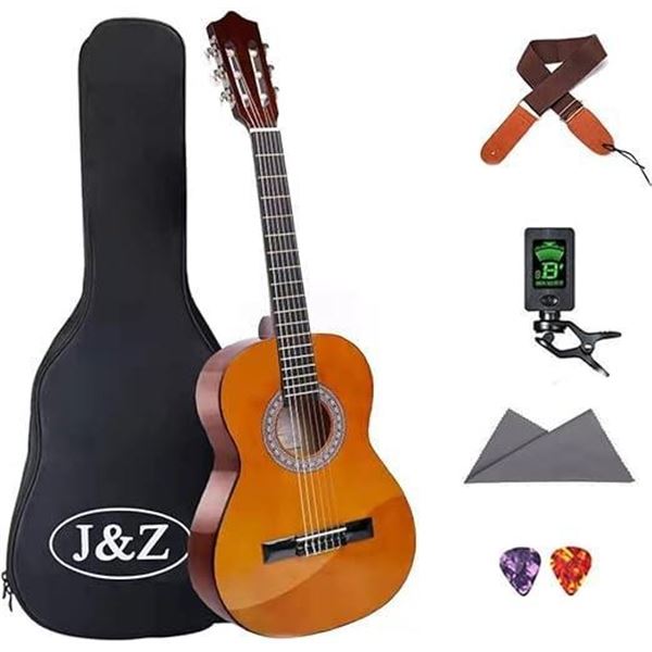 Classical Guitar Acoustic Guitar 4/4 Full Size 39 inch for Beginners Kid Student Boys Girls Guitar S