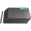 Image 1 : Yes4All EVA Interlocking Exercise Foam Floor Mats with Border - 24 SQ FT - for Gyms, Yoga, and Outdo