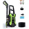 Image 1 : Pressure Washer with Foam Cannon, ETOOLAB Electric Pressure Washer 3500 PSI Max 2.4GPM with 4 Nozzel