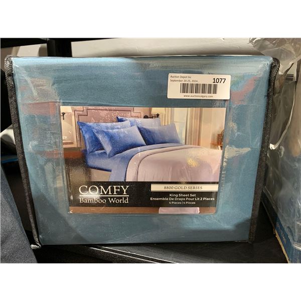 Comfy Bamboo World 8800 Gold Series King Size Set 4pc