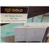 Image 2 : Co-op Gold 36" Daisy Vanity Grey 36"w x 22"D x 37.2"H