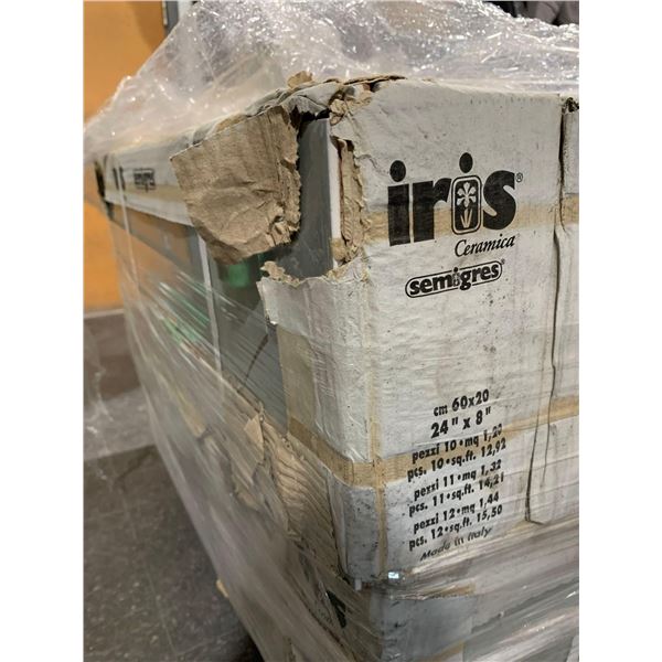 Iris Ceramica Semigres Tiles LW Belike Marine 8" x 24" 15.5sq/ft 10pcs