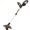 Image 1 : Worx WG163 GT 3.0 20V Cordless Grass Trimmer/Edger with Command Feed, 12-Inch, Black and Orange
