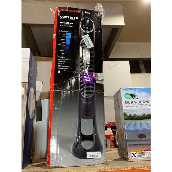 Honeywell QuietSet 8 Whole Room 40" Tower Fan