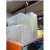 Image 1 : Lot of Plastic Bins With Lids 4.5"D x 12.5L x 6"W
