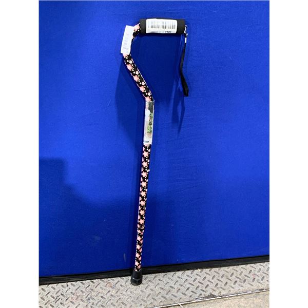 Drive Offset Cane Height Adjustable Floral Print