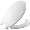 Image 1 : Bemis 75 000 Round Open Front Toilet Seat, White