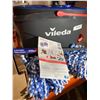 Image 2 : Vileda EasyWring RinseClean Spin Mop & Bucket System with 1 Extra Refill | 2-Tanks Separate Clean an