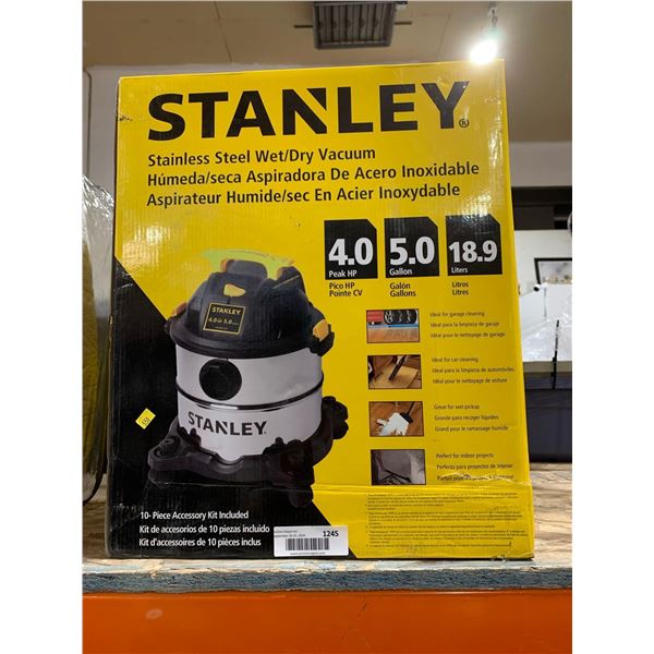 Stanley Stainless Steel Wet/Dry Vacuum 10pc Accessory Kit Included