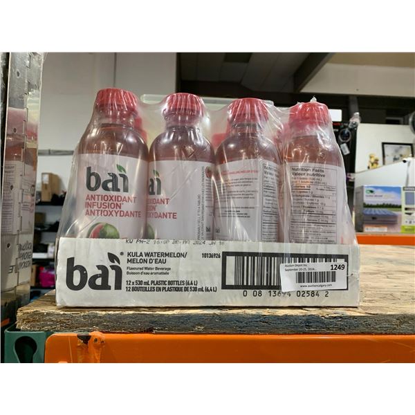 Bai Kula Watermelon Flavoured Water Beverage 12 x 530ml