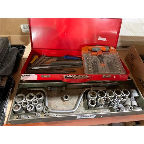 Lot of Misc Tools Sockets / Bits And Chisels