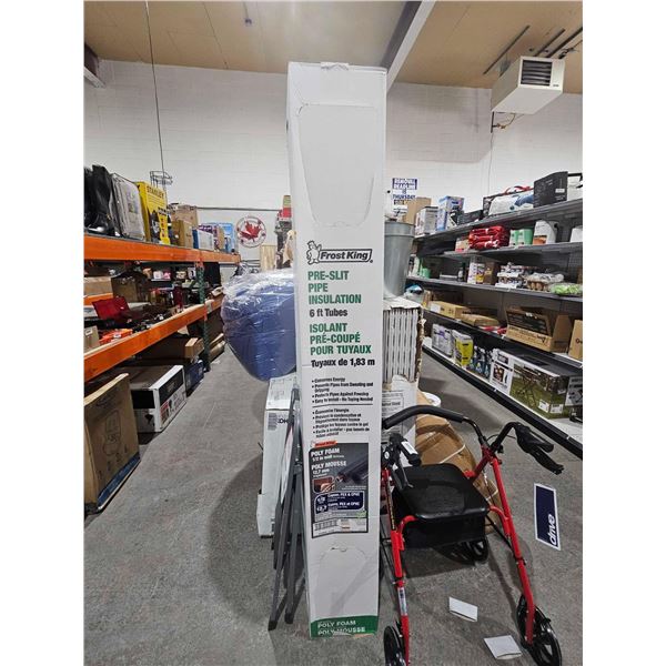 Frost King Pre-Slit 6' Pipe Insulation Tubes - 54 Pc