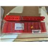 Image 1 : Bulk Lot of STELPRO DESIGN SCU-STRIP-01 Cable Spacer Plastic Red for Installation of  Cable